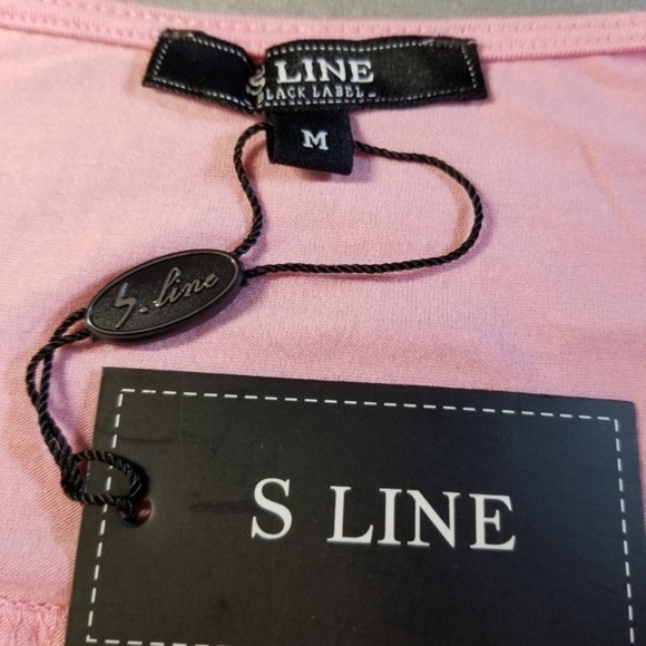 Coral Pink V-Neck Wrap Look Knit Top - Picture 5 of 6